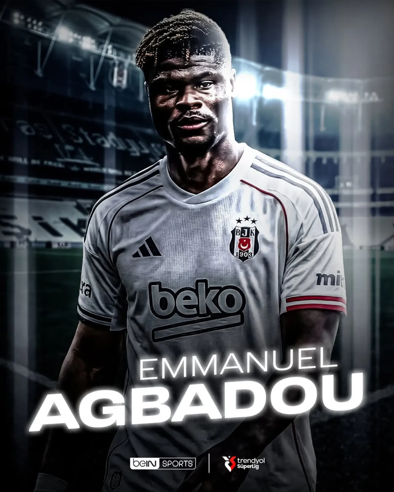 Beşiktaş, Emmanuel Agbadou'ya 4.5 Yıllık Yatırım Yaptı