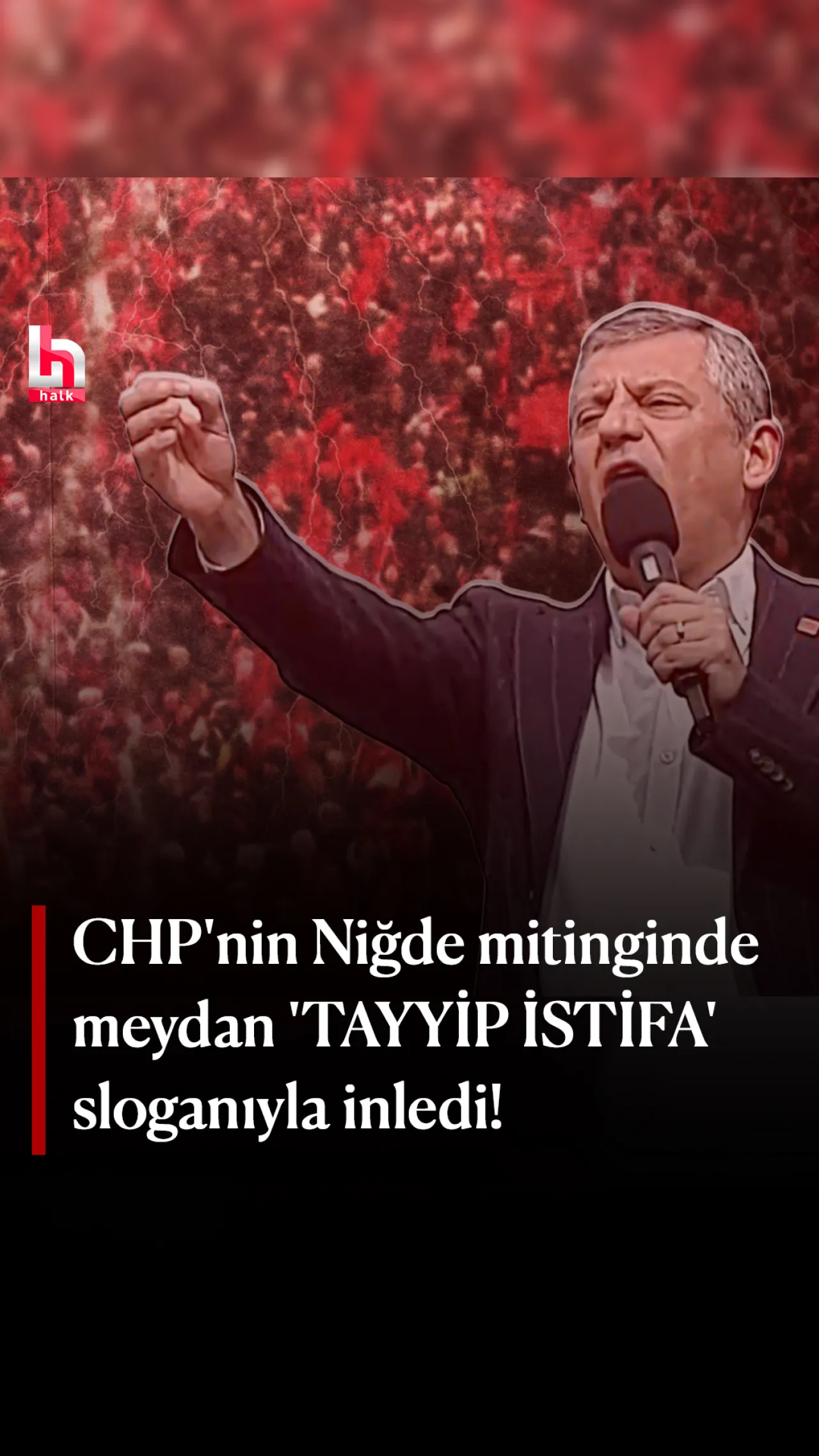 CHP'nin Niğde Mitinginde 